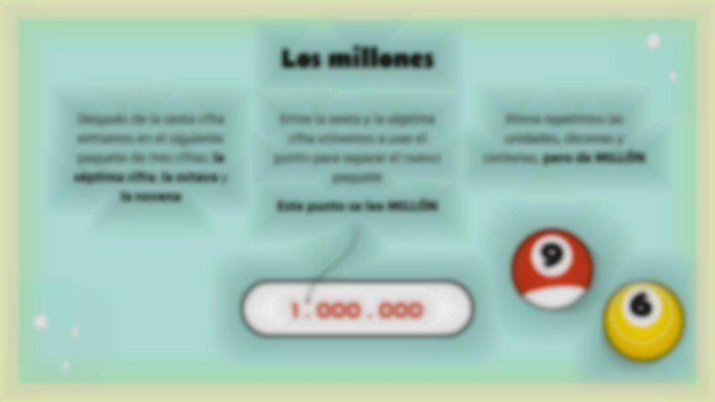 Plantilla de presentación Números de nueve dígitos