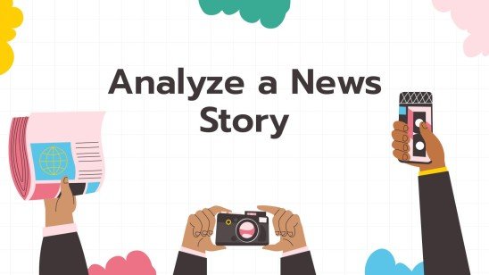 Analysiere eine Nachricht Präsentationsvorlage