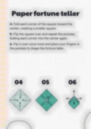 Les tables de multiplication - Apprentissage par le jeu: Cocotte en papier Modèles de présentation