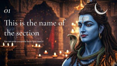 Die hinduistische Religion Präsentationsvorlage