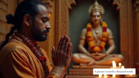 Die hinduistische Religion Präsentationsvorlage