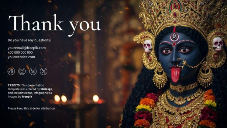 Die hinduistische Religion Präsentationsvorlage