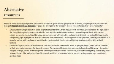 Die hinduistische Religion Präsentationsvorlage