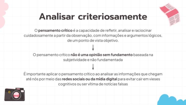 Modelo de apresentação Analise uma notícia