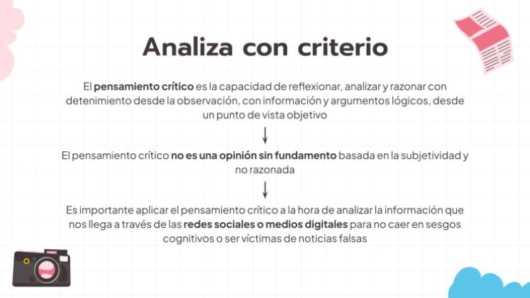 Plantilla de presentación Analiza una noticia