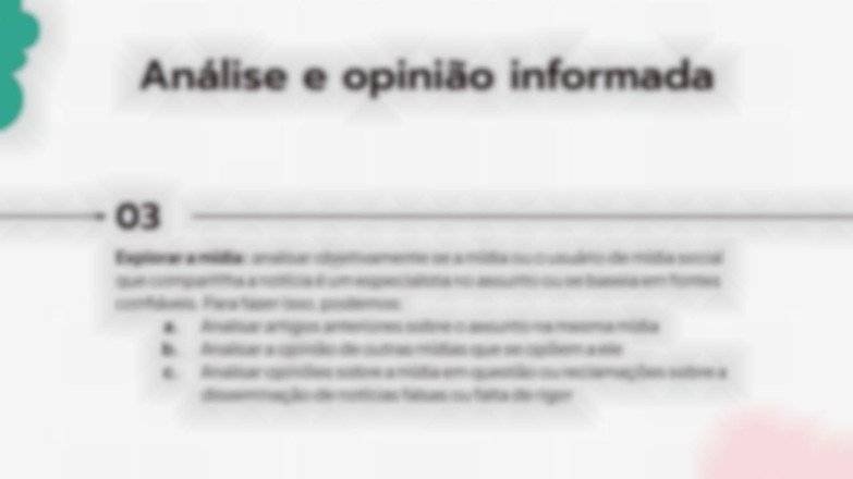 Modelo de apresentação Analise uma notícia