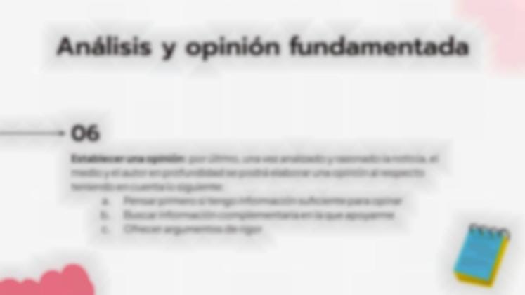 Plantilla de presentación Analiza una noticia