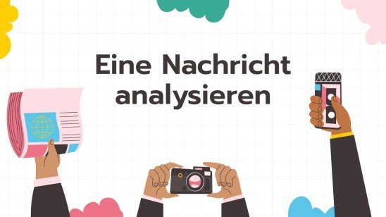 Analysiere eine Nachricht Präsentationsvorlage