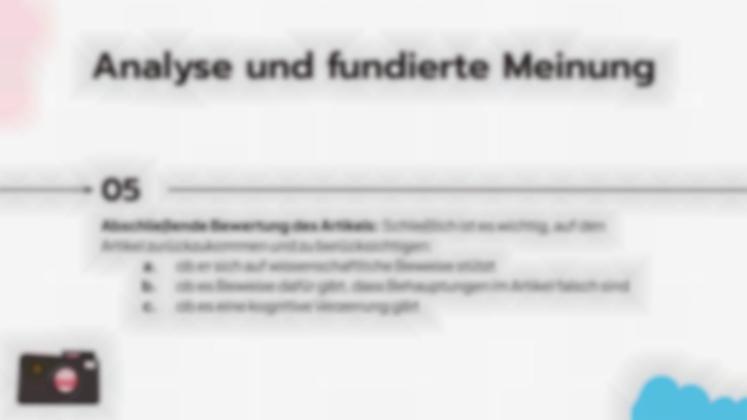 Analysiere eine Nachricht Präsentationsvorlage