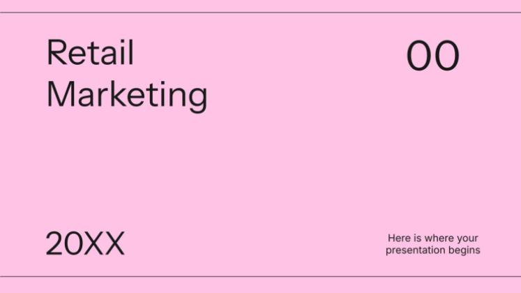 Modelo de apresentação Marketing de Varejo