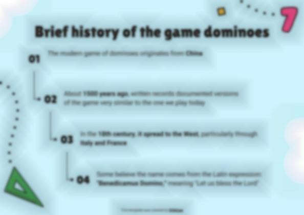 Multiplication Tables with GBL: Dominoes presentation template 