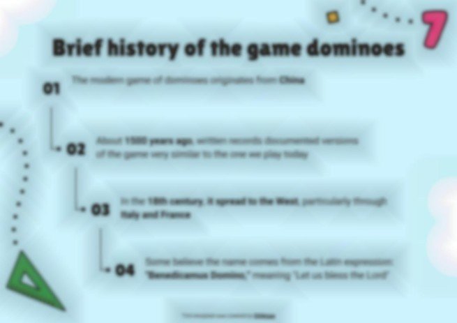 Multiplication Tables with GBL: Dominoes presentation template 