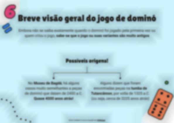 Modelo de apresentação As tabelas de multiplicação do ABJ. Dominó