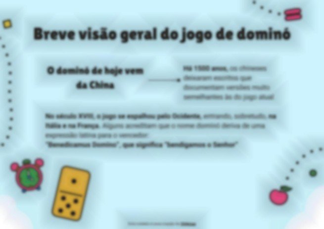 Modelo de apresentação As tabelas de multiplicação do ABJ. Dominó