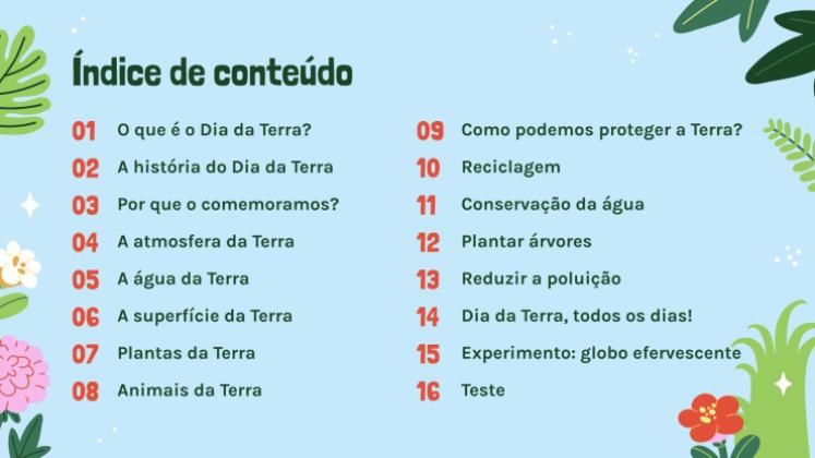 Modelo de apresentação Nossa Linda Terra: Uma Viagem pelo Dia da Terra