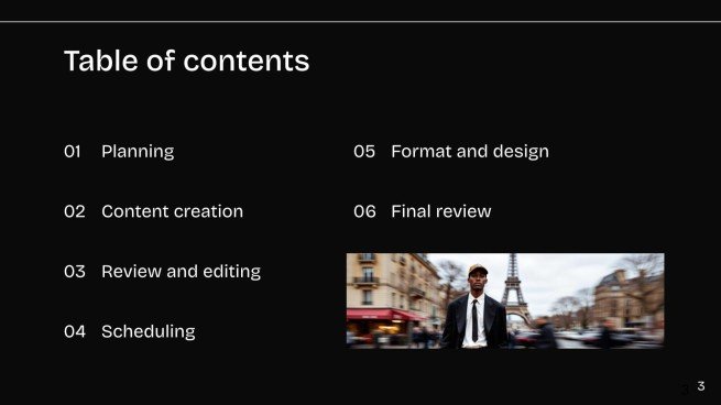 소셜 미디어 보고서 프레젠테이션 템플릿