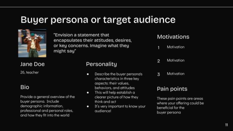 소셜 미디어 보고서 프레젠테이션 템플릿