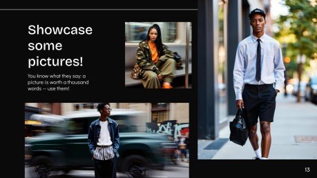 소셜 미디어 보고서 프레젠테이션 템플릿