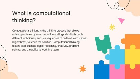 5 propositions de pensée informatique pour l'éducation de la petite enfance Modèles de présentation