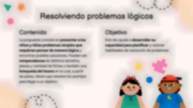 Plantilla de presentación 5 propuestas de pensamiento computacional para la educación infantil