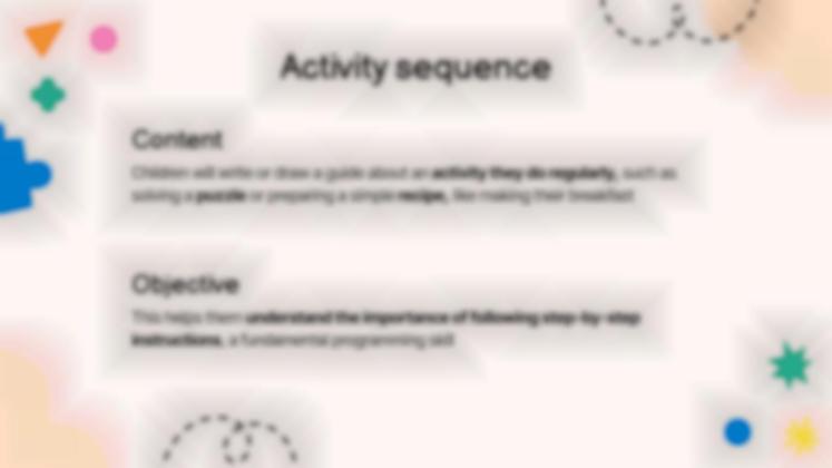 5 propositions de pensée informatique pour l'éducation de la petite enfance Modèles de présentation