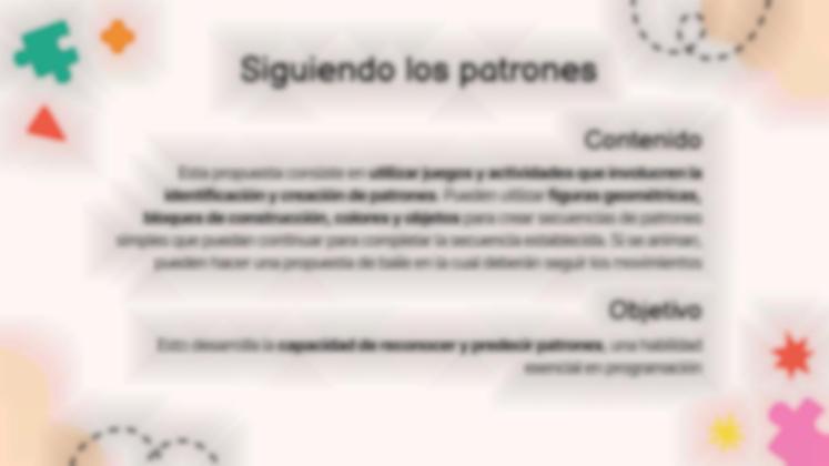Plantilla de presentación 5 propuestas de pensamiento computacional para la educación infantil
