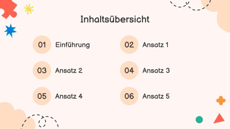 5 Vorschläge zum computergestützten Denken für die frühkindliche Bildung Präsentationsvorlage