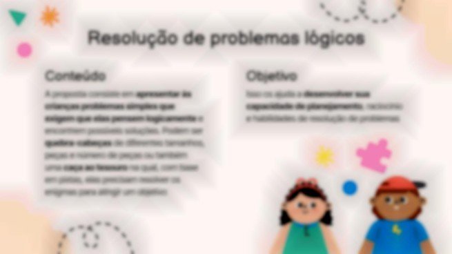 Modelo de apresentação 5 propostas de pensamento computacional para a educação infantil