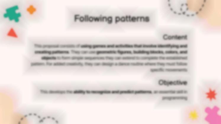 5 propositions de pensée informatique pour l'éducation de la petite enfance Modèles de présentation