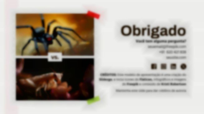 Modelo de apresentação Comparações de animais: Louva-a-deus vs. Aranha Viúva Negra