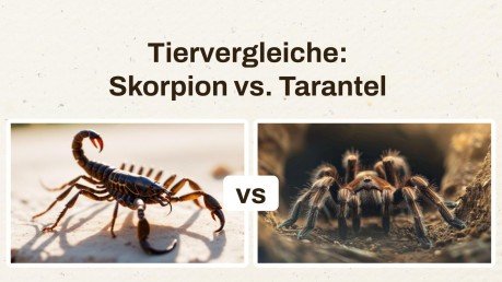Skorpion vs. Vogelspinne Präsentationsvorlage