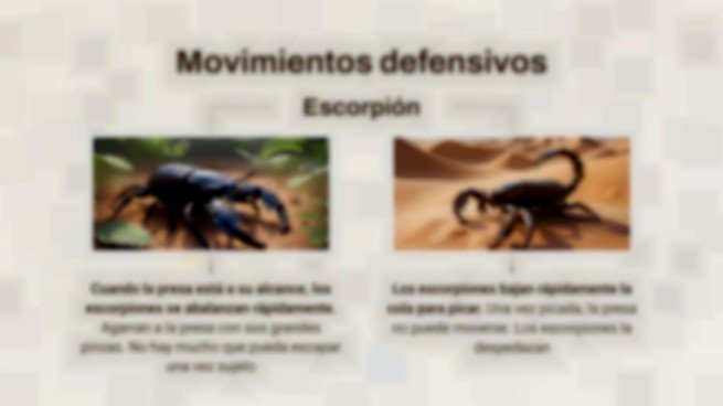Plantilla de presentación Escorpión contra Tarántula