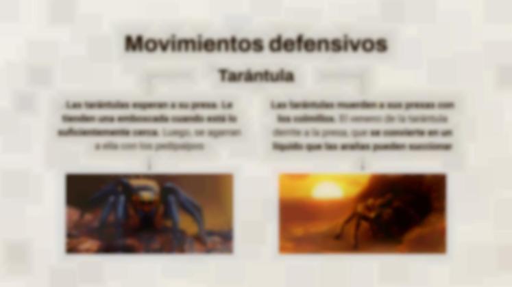 Plantilla de presentación Escorpión contra Tarántula