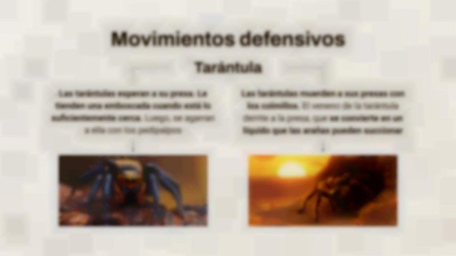 Plantilla de presentación Escorpión contra Tarántula