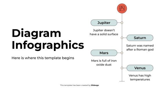 Diagramm-Infografiken Präsentationsvorlage