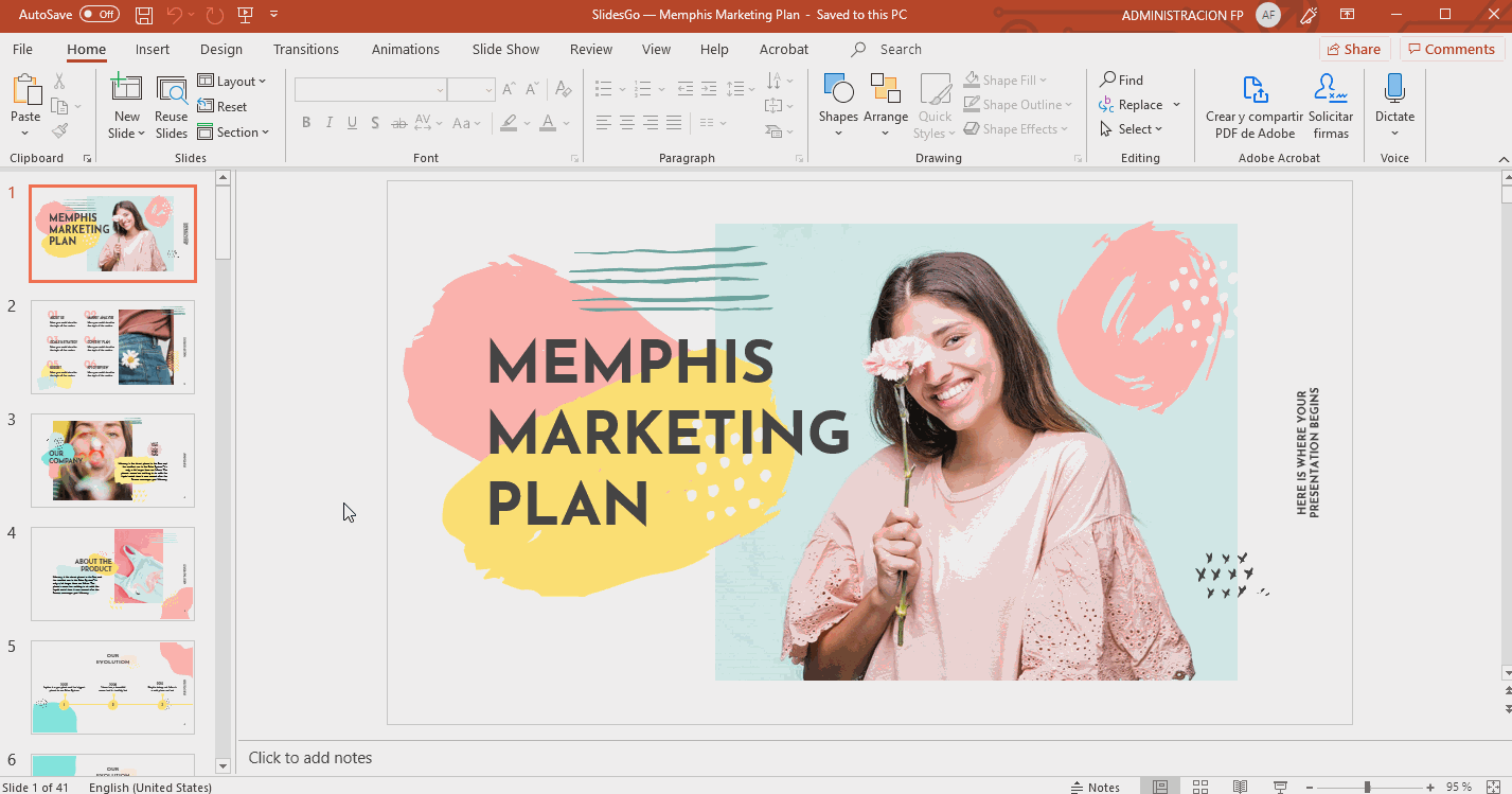 customize size of a powerpoint slide