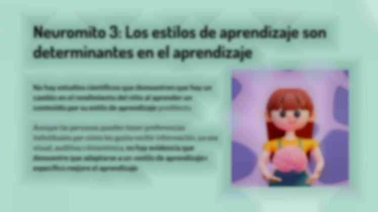 Plantilla de presentación Desmentiendo los neuromitos. Parte 1