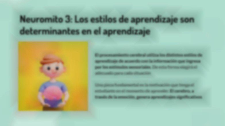 Plantilla de presentación Desmentiendo los neuromitos. Parte 1