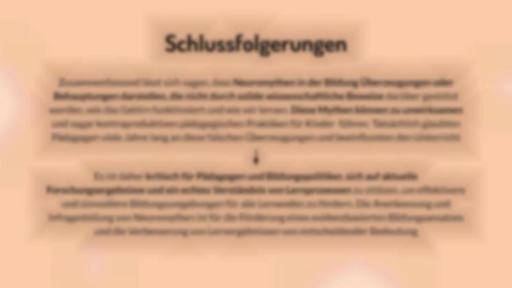 Neuromythen entlarven. Teil 2 Präsentationsvorlage
