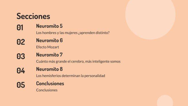 Plantilla de presentación Desmentiendo los neuromitos. parte 2