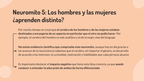 Plantilla de presentación Desmentiendo los neuromitos. parte 2