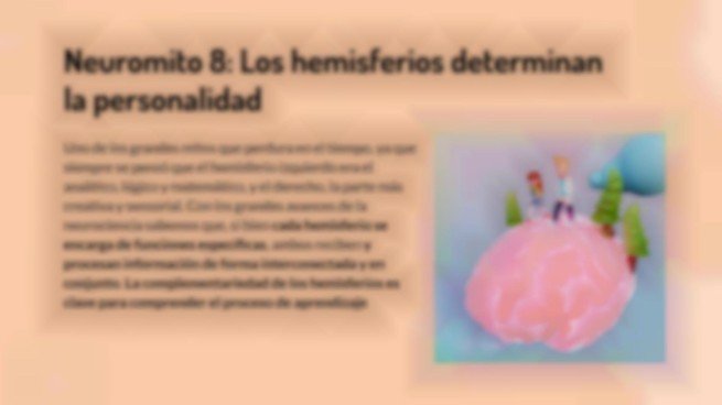 Plantilla de presentación Desmentiendo los neuromitos. parte 2