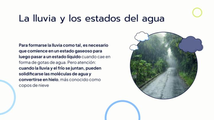 Plantilla de presentación ¿Por qué está lloviendo?