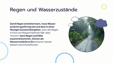 Warum regnet es? Präsentationsvorlage