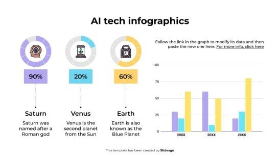 AI Tech Infographics presentation template 