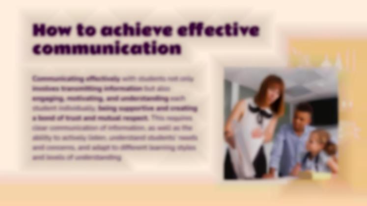 L'art de la communication : comment communiquer efficacement avec vos élèves ? Modèles de présentation