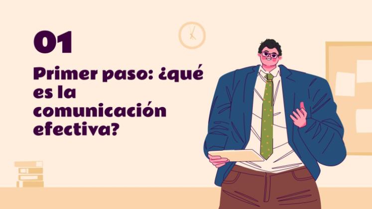 Plantilla de presentación El arte de la comunicación: ¿cómo comunicar eficazmente con tus alumnos?