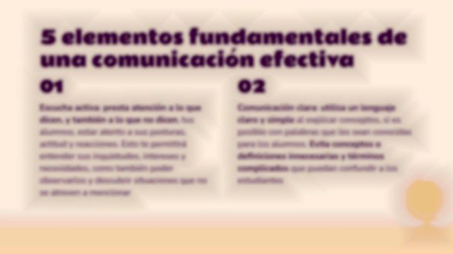 Plantilla de presentación El arte de la comunicación: ¿cómo comunicar eficazmente con tus alumnos?