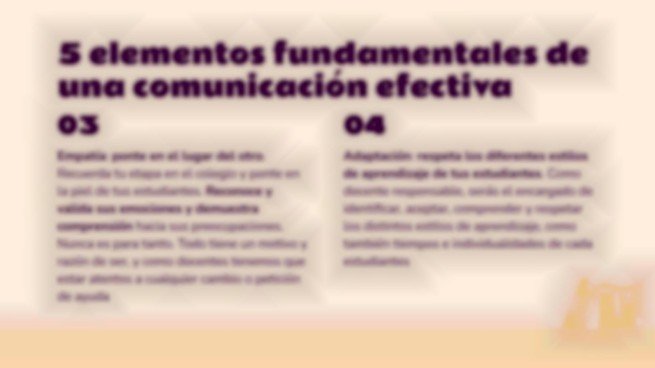 Plantilla de presentación El arte de la comunicación: ¿cómo comunicar eficazmente con tus alumnos?