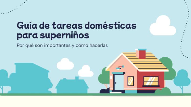 Plantilla de presentación Guía de tareas domésticas para niños